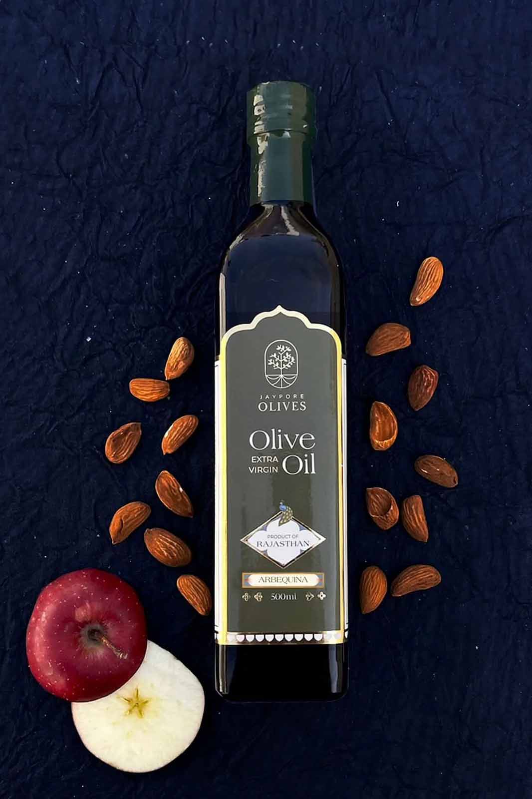 Aceite de oliva producido en India (Rajastán), ejemplo de AOVE de nicho orientado al consumo saludable