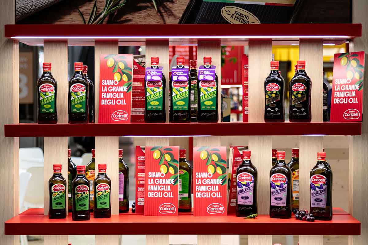 Nueva identidad y packaging de Pietro Coricelli presentados en TuttoFood 2026